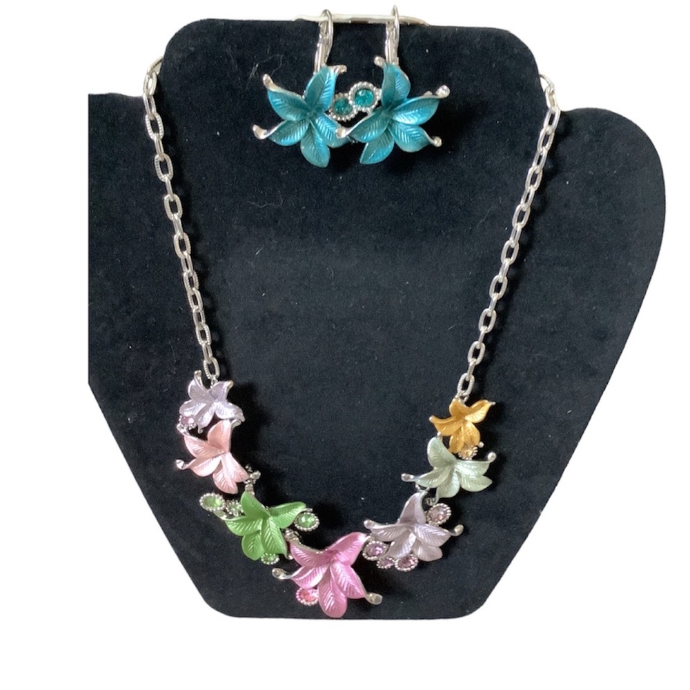 Flower set Necklace